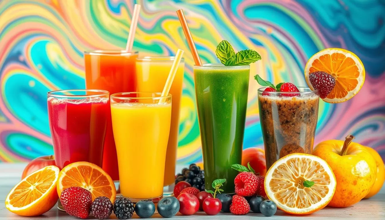 virales saludables jugos de colores para todos los niños. basta de inflamación!